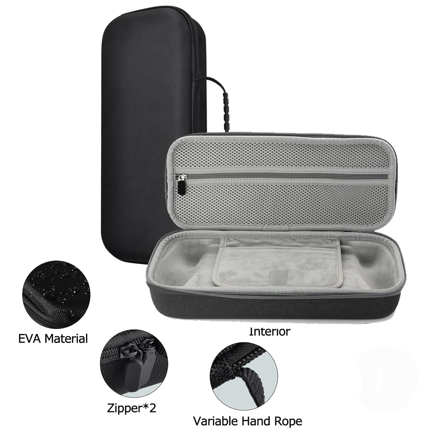 AriKroii 6 in 1 Set di Accessori per PlayStation Portal,Custodia per PS Portal Remote Player,per PS Portal Storage Bag,Cover per PS Portal,2 vetro temperato,Custodia EVA