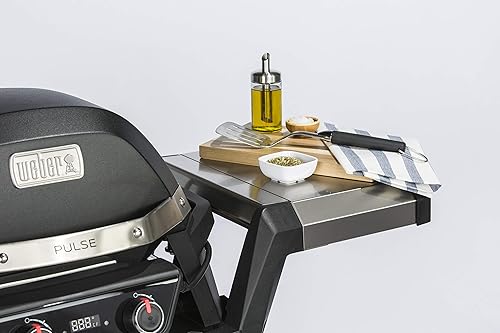 Miniatura 9 de Weber Pulse 2000 Carro Parrilla Eléctrica, Negro