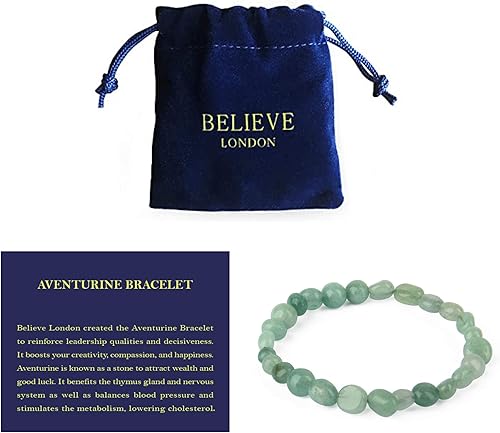 Pulsera de piedras preciosas para curación de chakras, cristal de ansiedad, piedra natural, para hombres y mujeres, alivio del estrés, difusor de