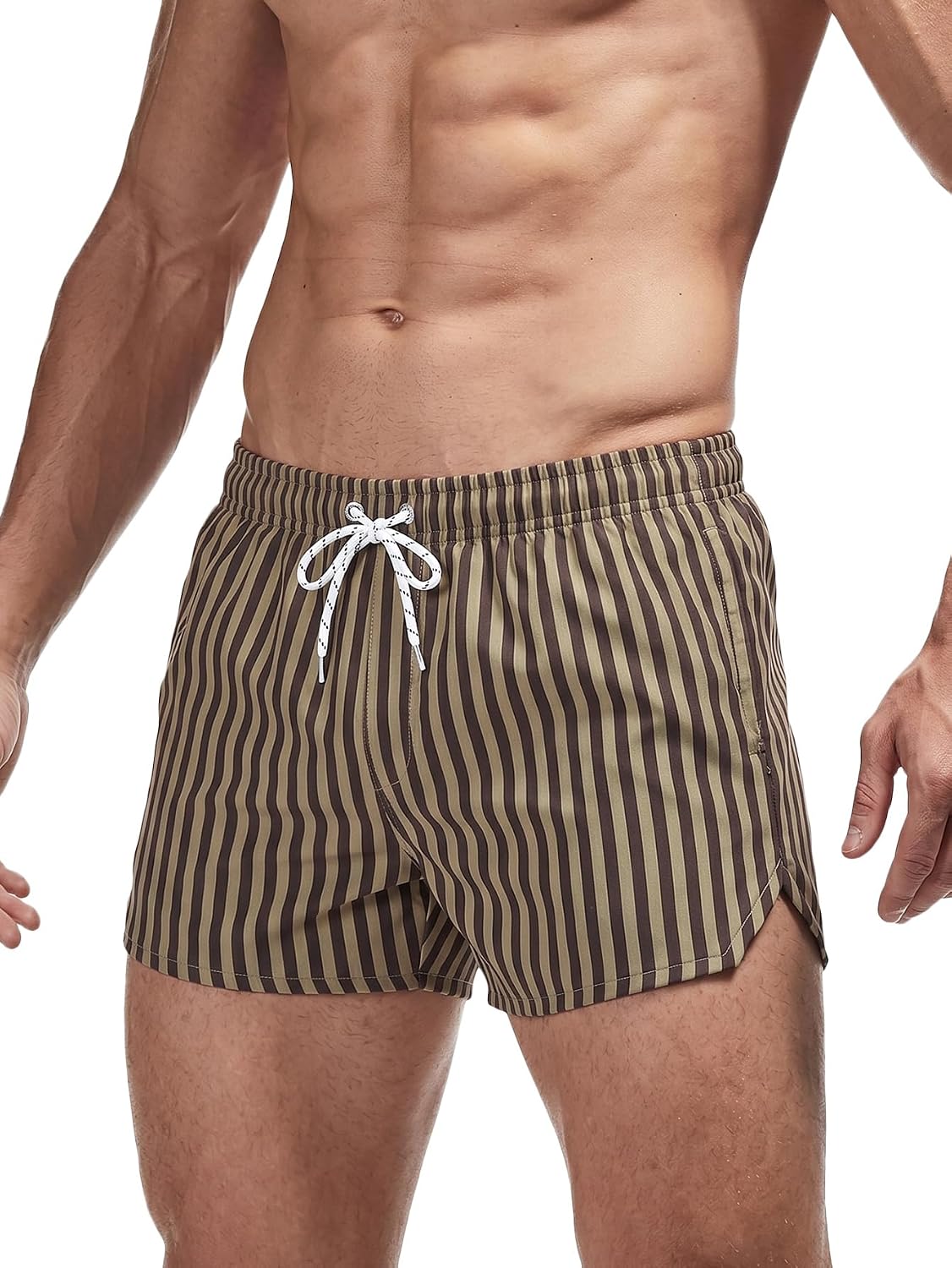 Men's Swim Trunks Bathing Suits Quick Dry Board Shorts Mesh Lining Beach Swimsuit Swimwear with Pockets