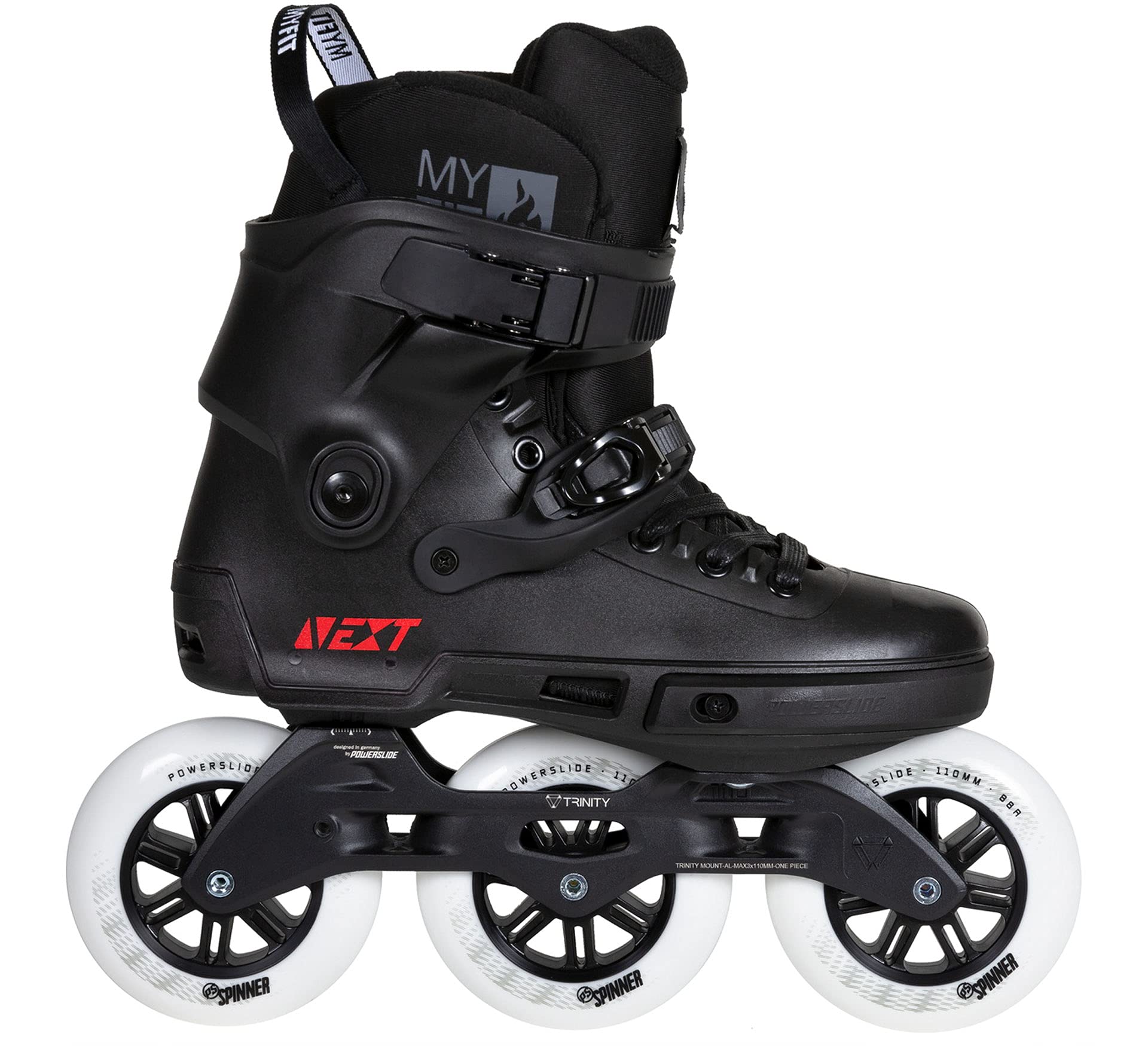 Powerslide Inline Skate Next Core Black 110 - Urban Skates Für Damen & Herren