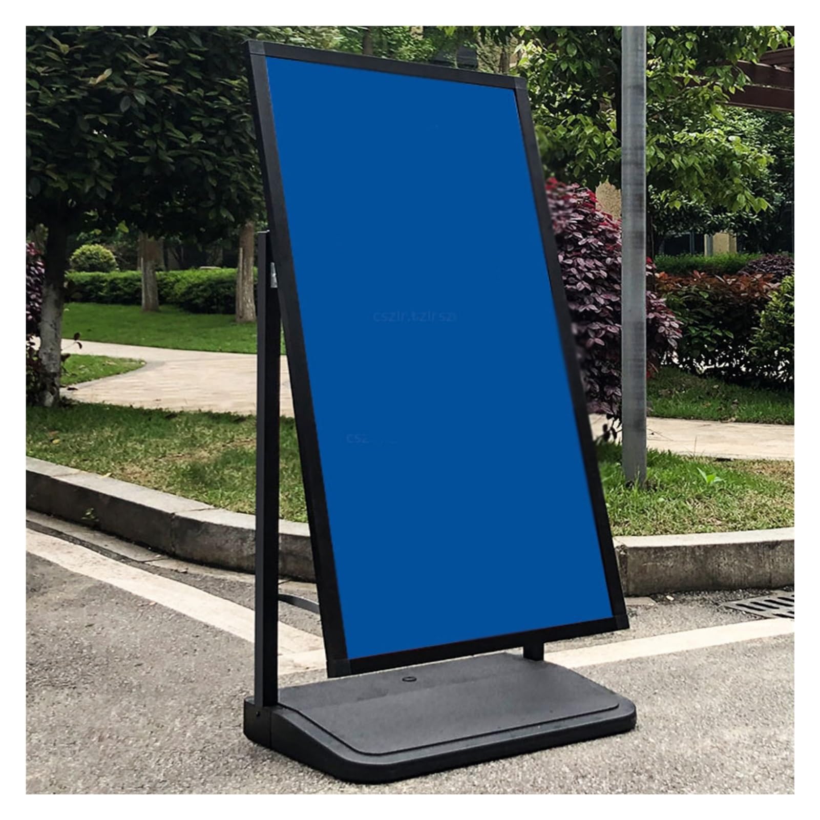Support d'affichage pour supermarché et guidage client en centre commercial