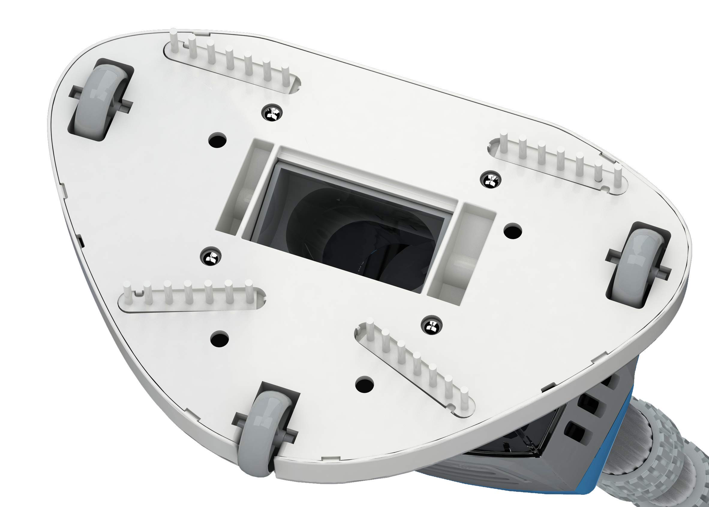 Orca 020 H - Robot Aspirateur sur Batterie - Idéal pour Piscine Et Spa Gonflable- sans Fil - Fourni avec Poignée Ergonomique et Manche Télescopique - Tamis Filtrant
