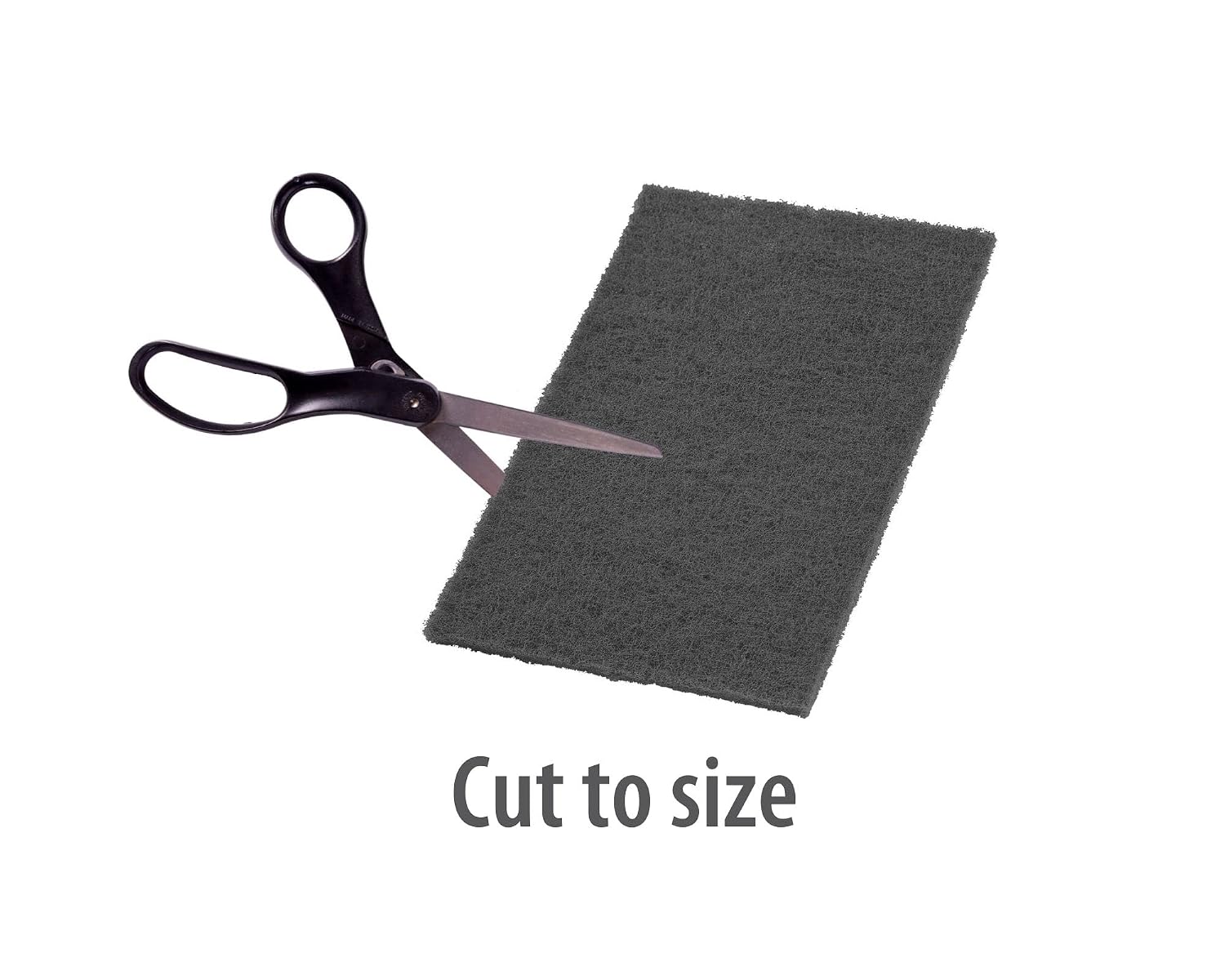 VSM 401769 Abrasive Hand Pad, 6" x 9", Medium Grade, Black (Pack of 10), 6IN x 9IN - Image 5