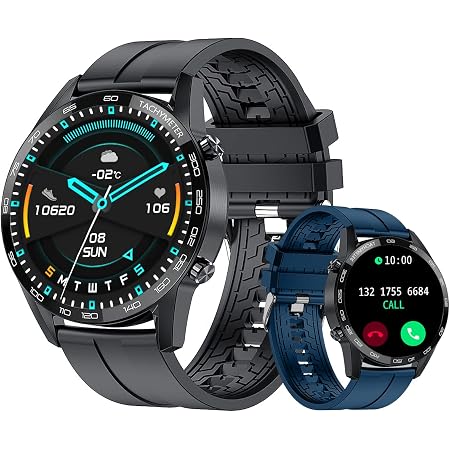 Salandens Smartwatch ,Reloj Inteligente de llamada, Reloj Inteligente  Deportivo, Reloj Deportivo Pantalla Táctil Impermeable IP67 Monitores de  Actividad con Pulsómetro y Presión Arterial, Monitor de Calorías, Sueño,  Recordatorio Sedentario, Reloj para 