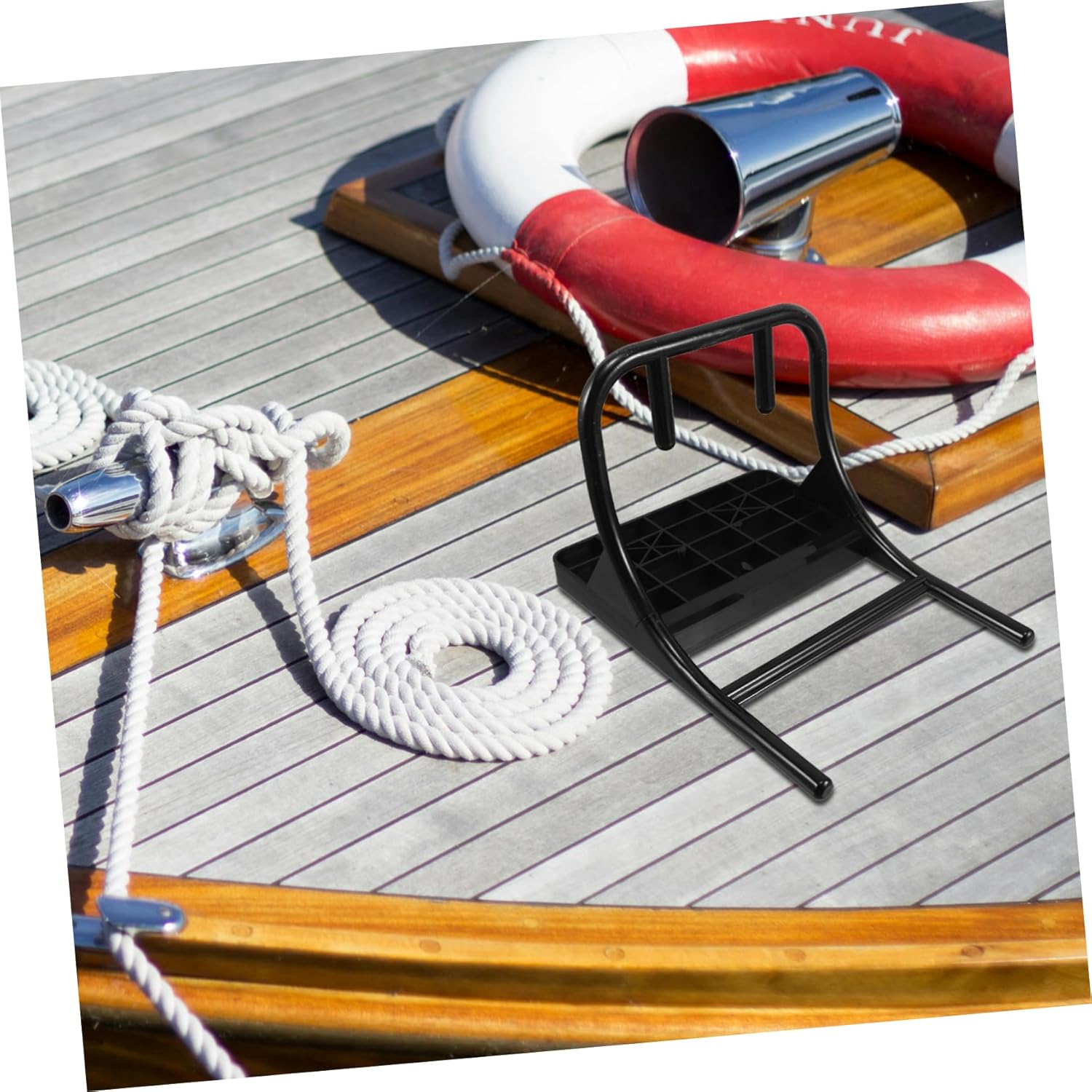 HANABASS Inflatable Boat Motor Bracket Motor Mount for Kayak and Canoe Easy Installation Heavy-Duty for Fishing Lakes