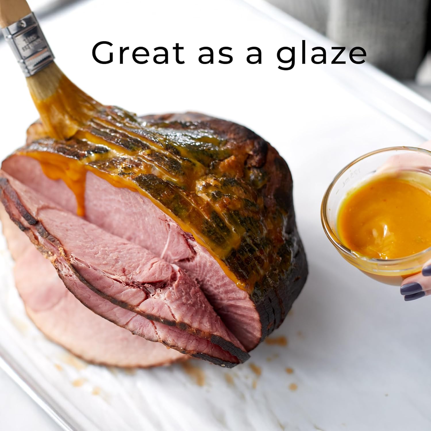 Hickory Farms Honey Pineapple Mustard (10.5 ounce, Pack of 3) - Gourmet Mustard Great for Charcuterie Boards, Snacking, and Recipes