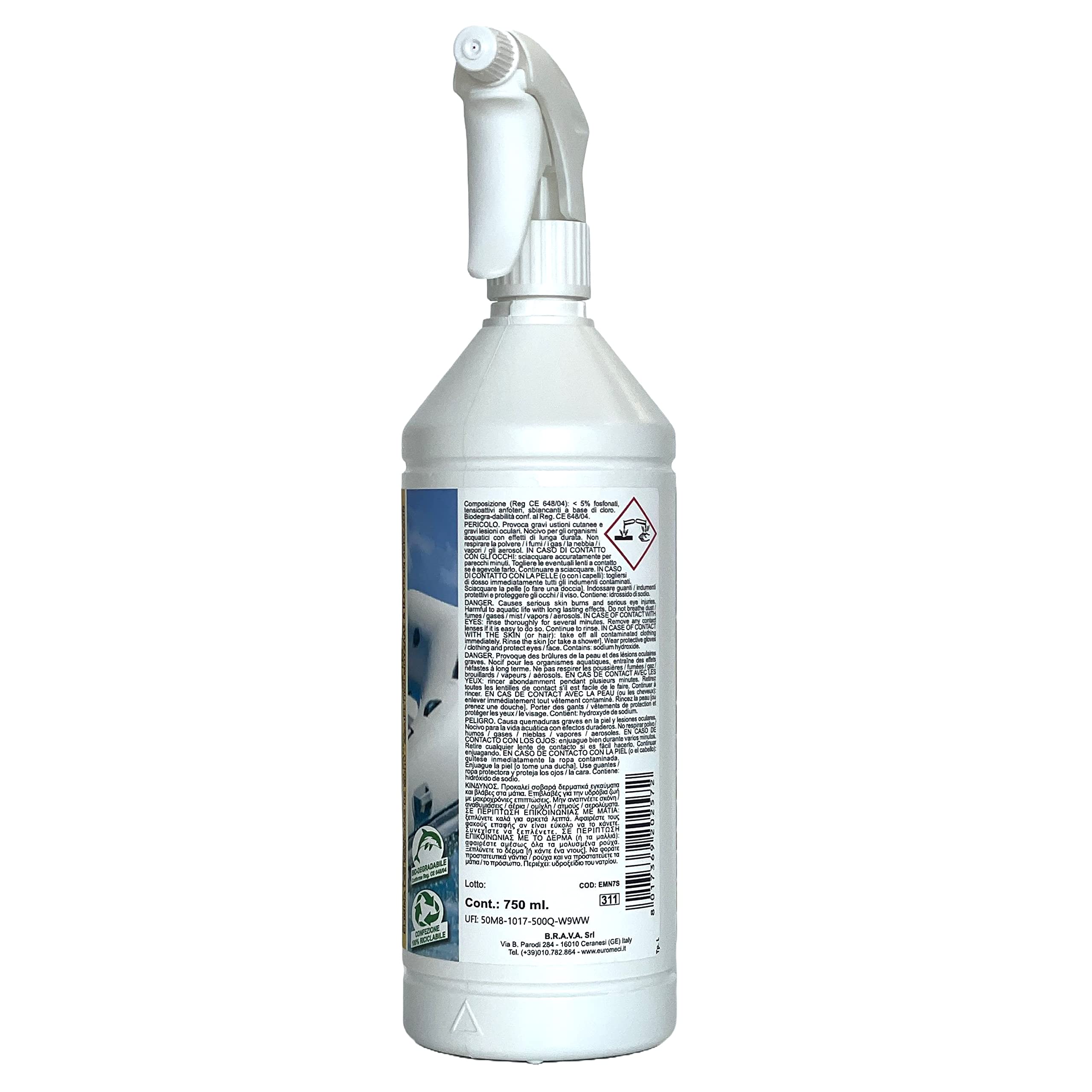 Muffa Net EMN7S, Detergente per macchie di muffa, 750 ml