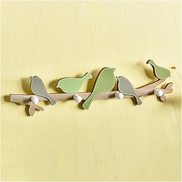Wall-mounted Coat Rack, Wall-mounted Entrance Coat Wall Mounted Coat Rack Creative Bird Coat Hook Wall Decoration Hook Hanger Suitable for Hanging Clothes Hat Keys Coat Hanger Wall Mounted Towel Rack