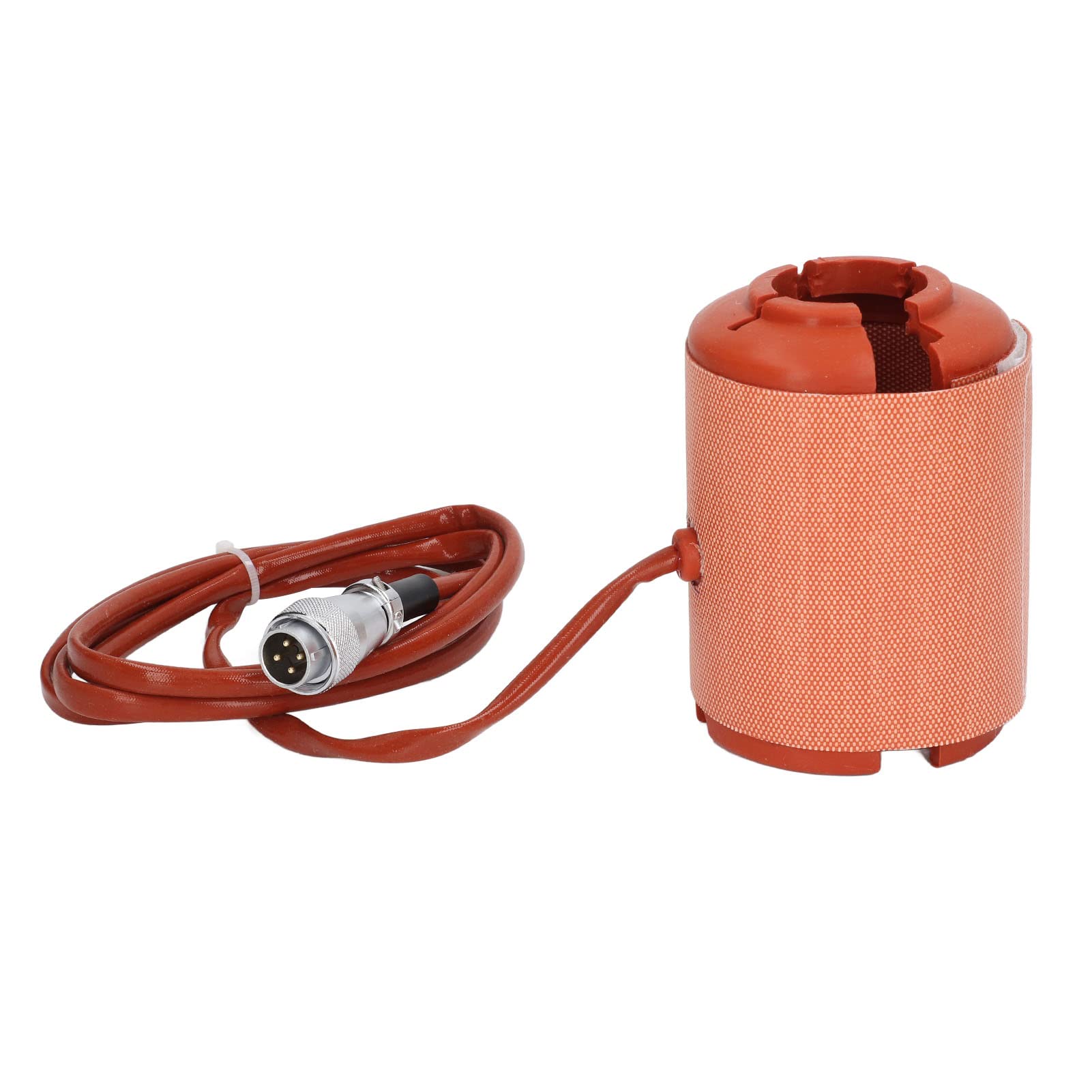 FAXIOAWA Isolierte Eimer-Bandheizung, elektrische Eimerheizung, 220 V, 120 W, Silikonkautschuk-Thermostat, isolierte Fassheizung für kleine Isoliertanks, Filter