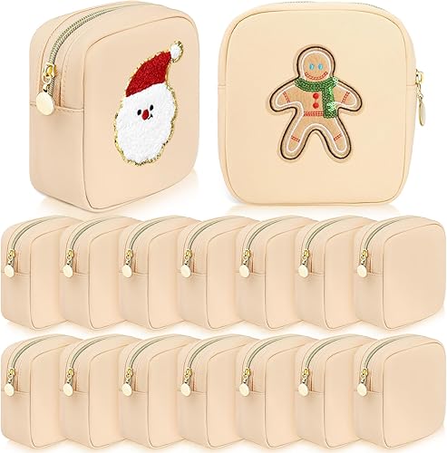 16 bolsas de maquillaje de nailon para cosméticos, bolsa de maquillaje a granel, bolsa organizadora para mujeres y niñas, bolsas de aseo 16 bolsas de maquillaje de nailon para cosméticos, bolsa de maquillaje a granel, bolsa organizadora para mujeres y niñas, bolsas de aseo