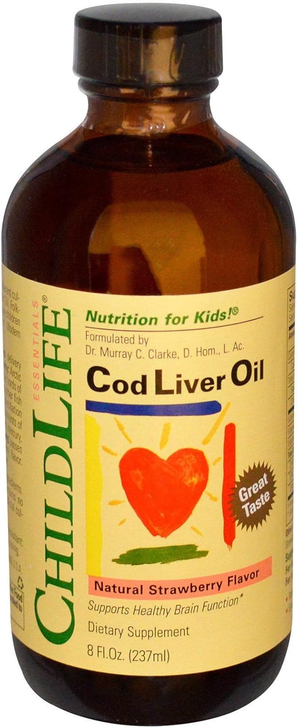 ChildLife Essentials Oil Cod Liver Liq for Infants, Babys