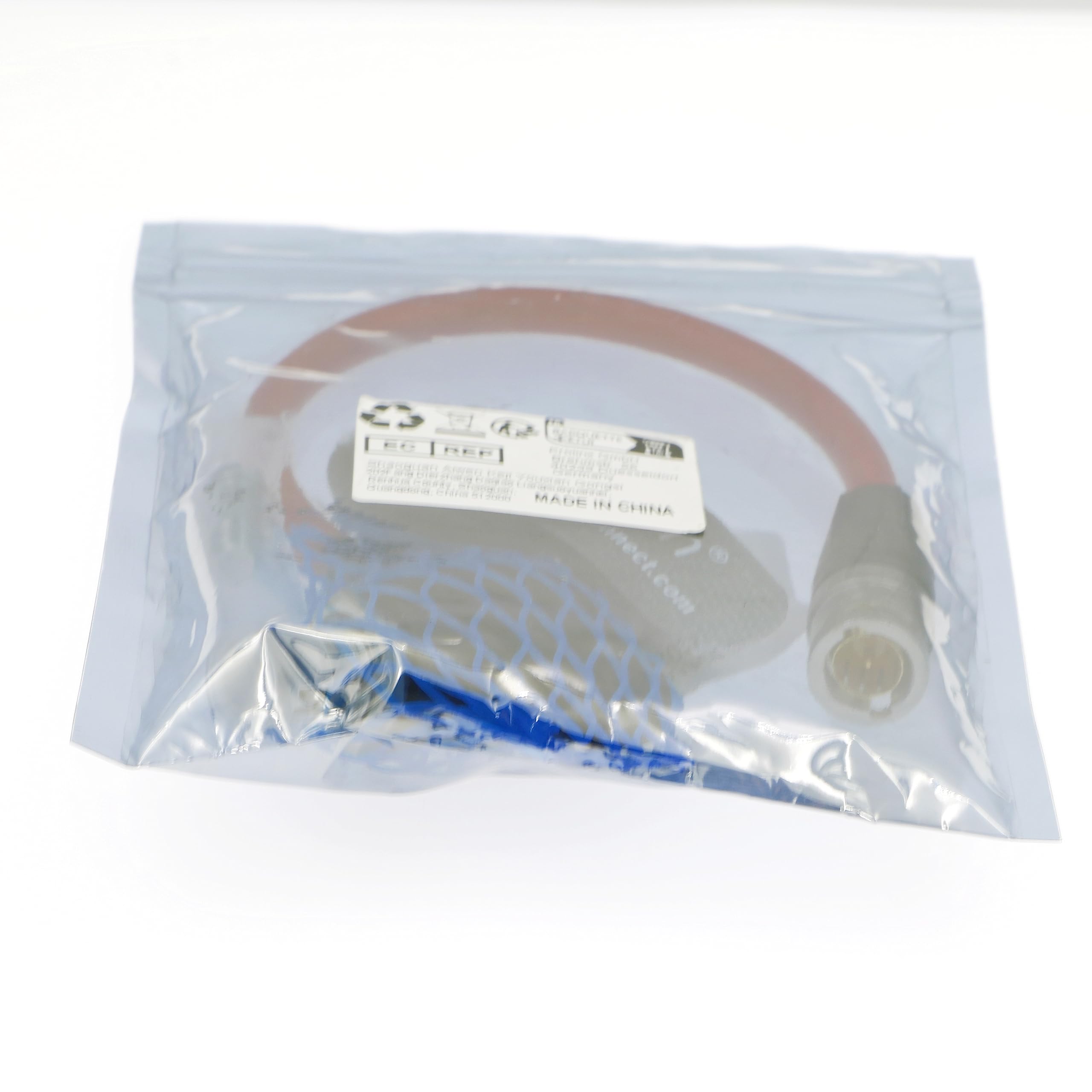 Uonecn Cavo Protettivo HD SDI 12G con Isolatore Galvanico BNC Maschio a BNC Femmina Angolato per RED Komodo Camera 20cm rosso