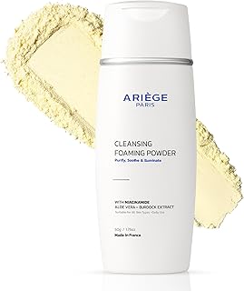 Limpiador facial suave en polvo, limpiador fa...