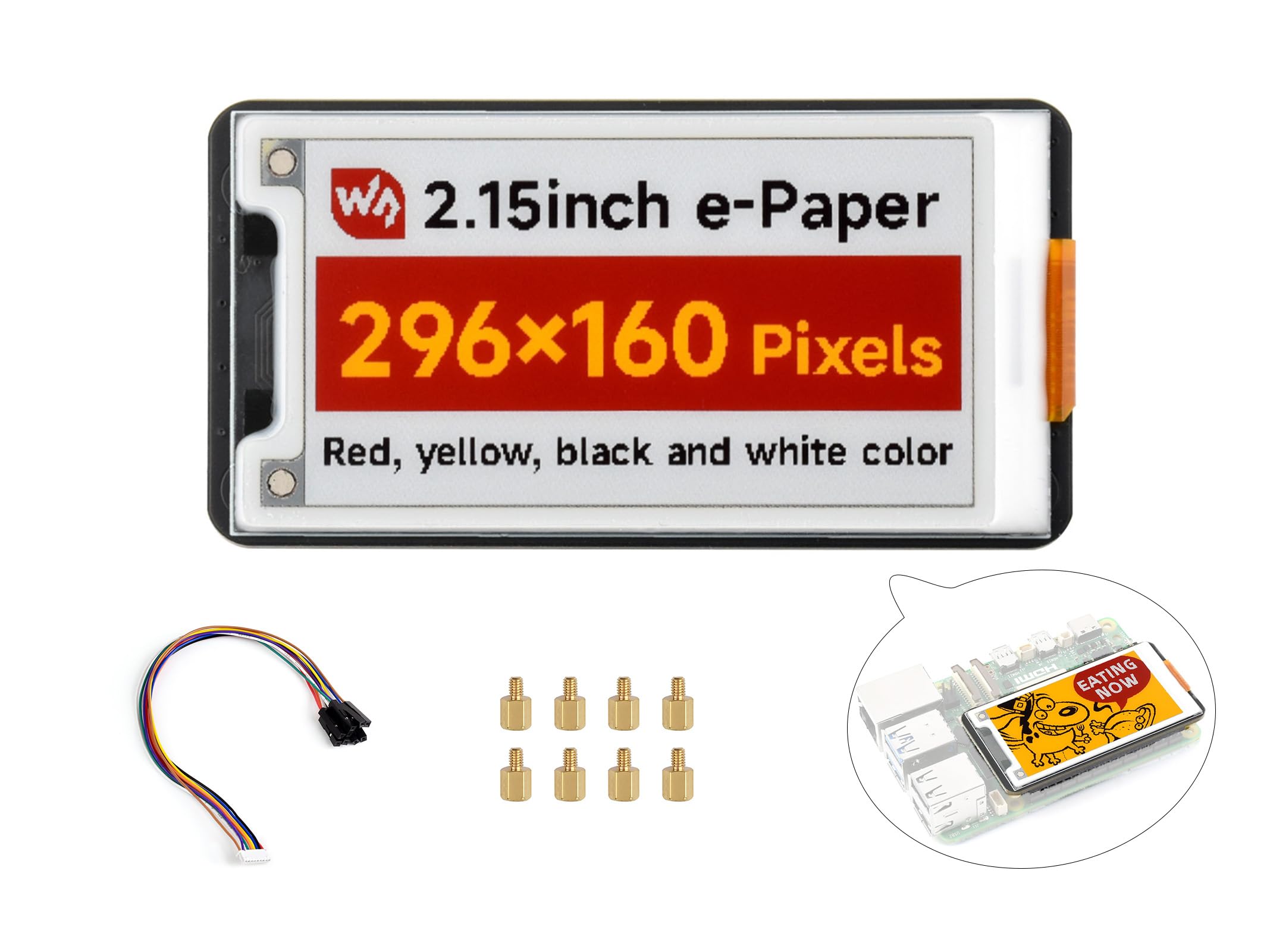 Waveshare Modulo display LCD da 1,8 pollici per Raspberry Pi Pico, 65K
