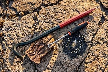 Mini Crevice Tools 4 Piece Set for Gold panning Kits; Mini Pick Set for Pulling Gold paydirt Nuggets from Bedrock; Gold panning equipmet for Prospecting