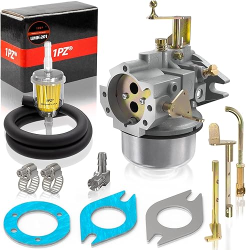 1PZ Carburador UMK-201 para motor de hierro fundido Kohler K321 y K341 14hp 16hp John Deer Tractor Motor Carb (junta extragruesa)