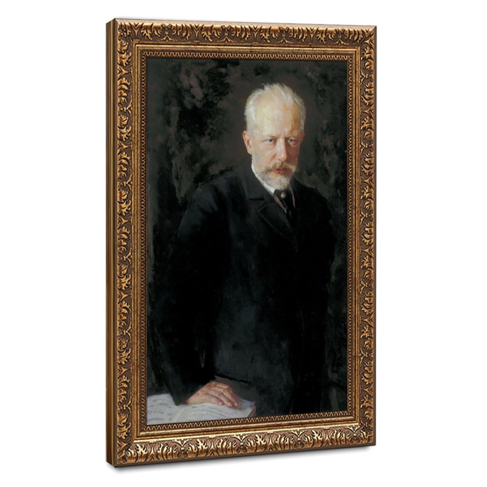 Toile Tchaikovsky Piotr Ilyich de qualité supérieure avec cadre à suspendre - 8