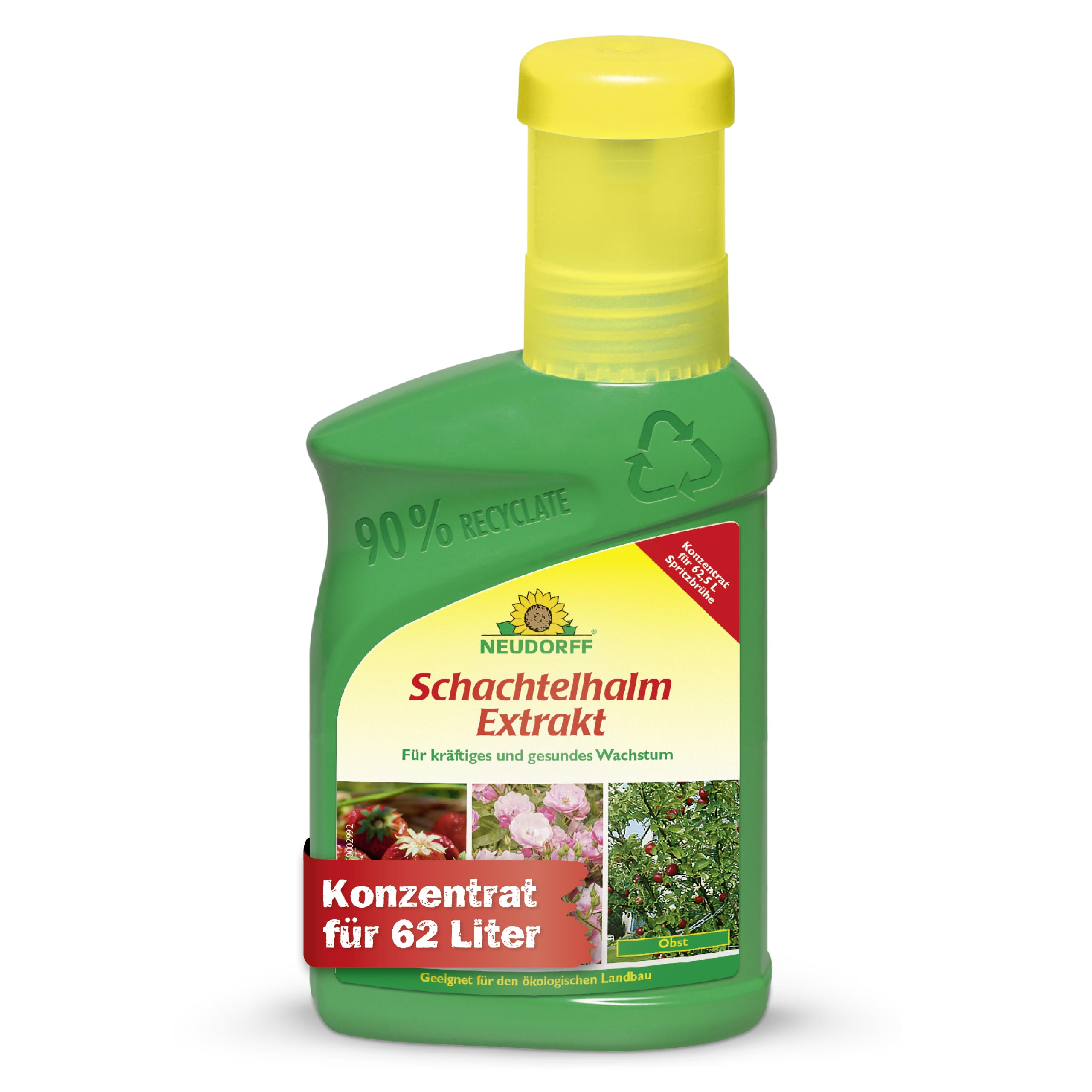 Neudorff Schachtelhalm Extrakt – Natürlicher Kräuterextrakt für kräftiges und gesundes Wachstum bei allen Pflanzenarten, 250 ml