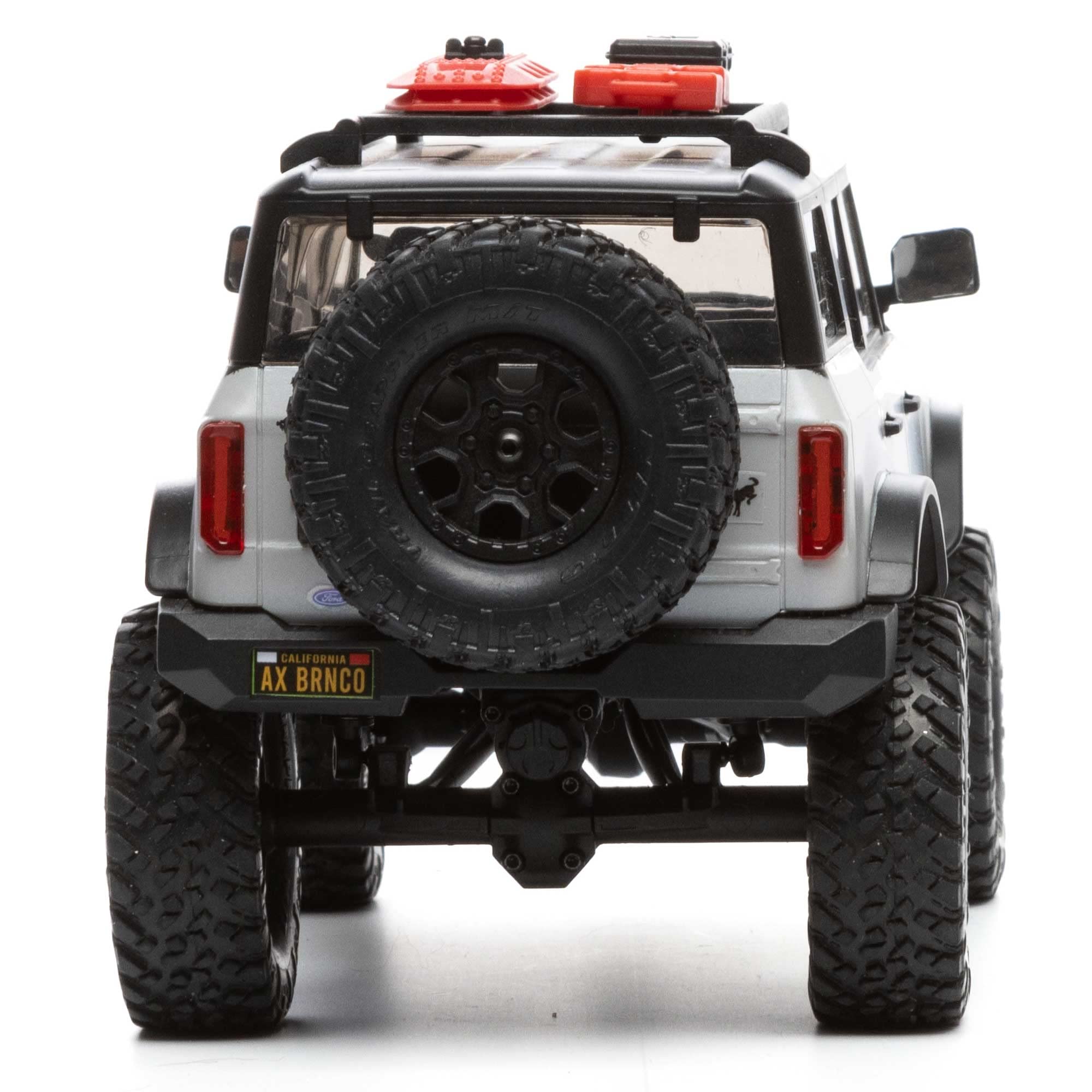 Axial RC Truck 1/24 SCX24 2021 Ford Bronco 4WD Truck Brushed RTR (wszystko wchodzi w zakres dostawy), Grey, AXI00006T2