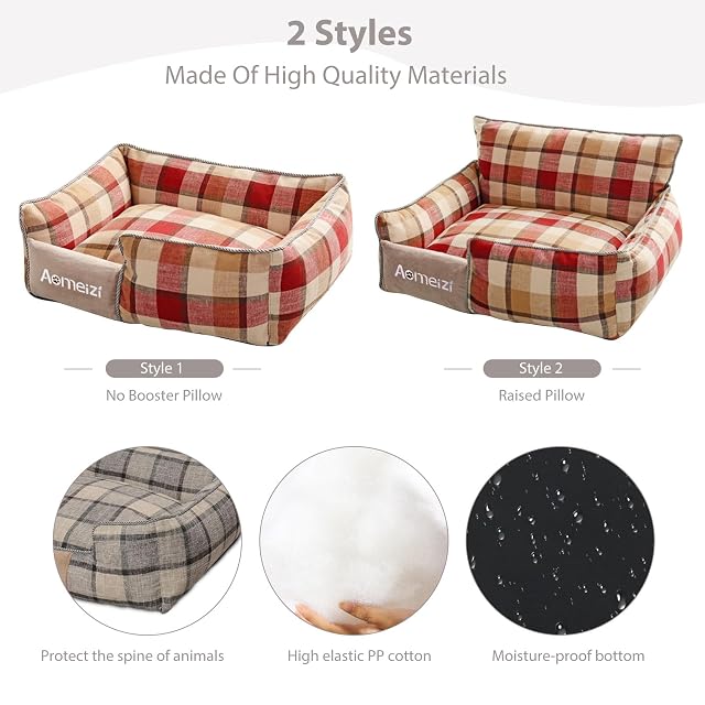 Foto 5 de 6 de PETCUTE Cama Perro Grandes,Camas para Perros con Funda Desenfundable y Lavable,Sofá Camas para Mascotas…