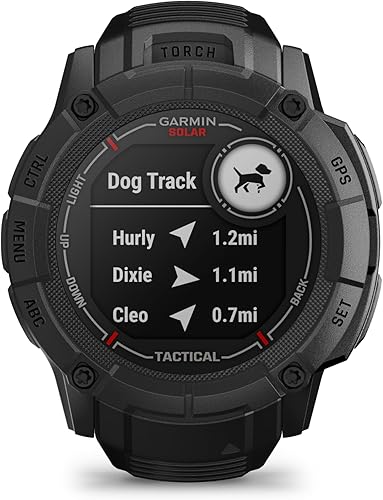 Miniatura 3 de Garmin Instinct 2X Solar - Edición táctica negra, resistente reloj inteligente con GPS para exteriores, capacidad de carga solar, calculadora
