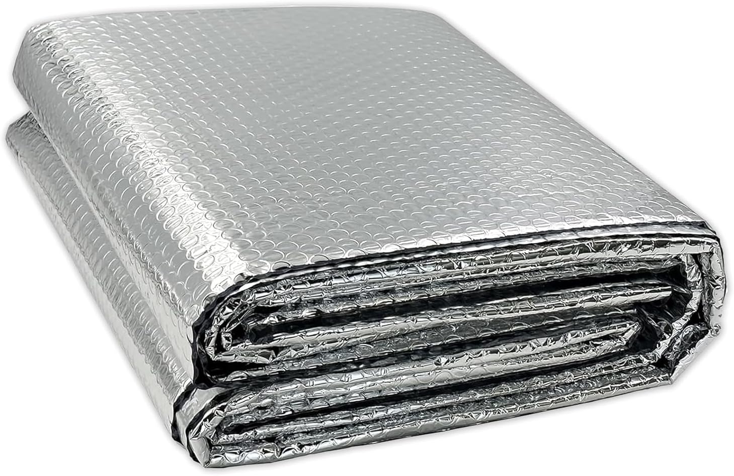 Pure Source India 12mm Reflective Bubble Insulation Sheet, Heat Resistant, Aluminum Foil Thermal Insulation Roll, Silver (1.2mtr X 3mtr)