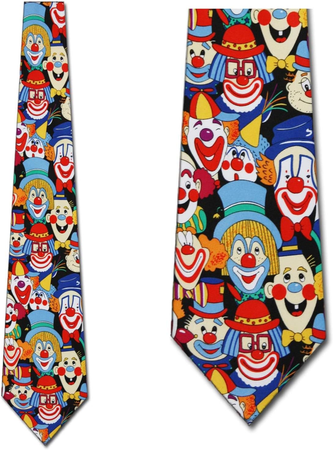Three Rooker Big Clowns tie Mens Necktie