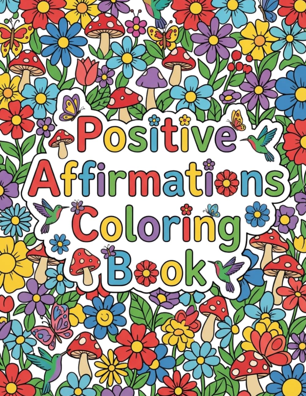 Positive Affirmations Coloring Book