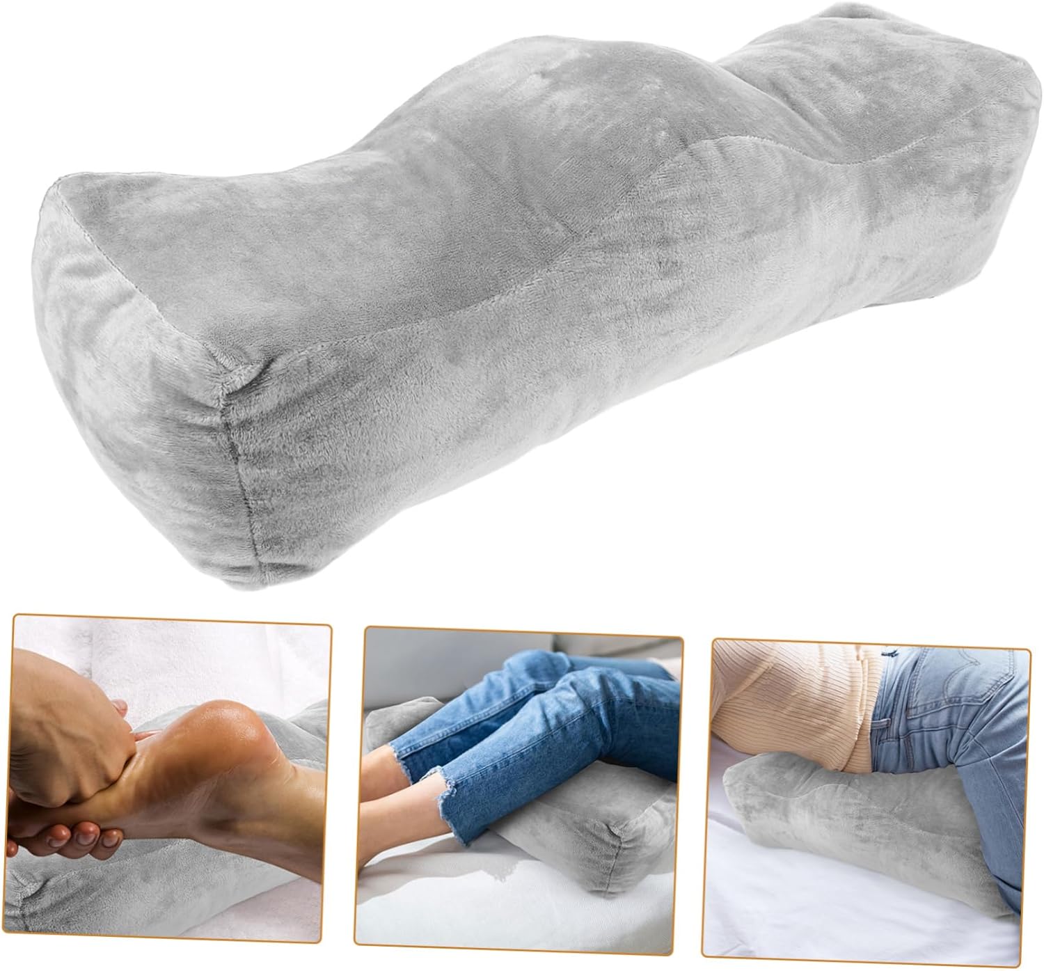PRETYZOOM Ergonomic Foot Pillow for Comfortable Leg Versatile Foot Rest Cushion for Sleeping Office Use and Post- Support Soft Material Elegant
