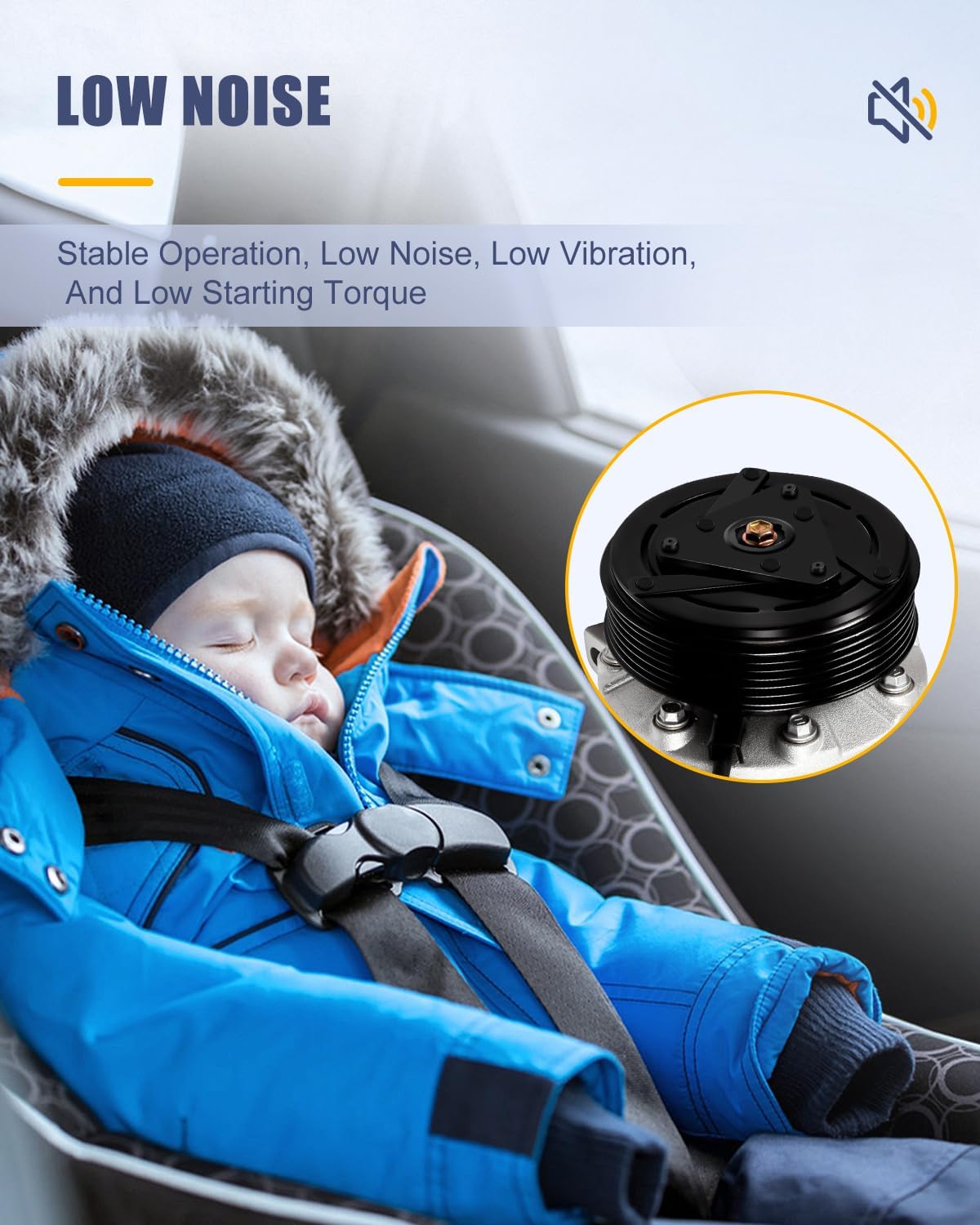 OCPTY AC Compressor for 2007-2012 for Nissan Sentra 2.0L Z0004620C 10000660 2011572 68662 2600ZE80A 92600ZE80B 92600ZE81A 92600ZE81B 1010871 638786 10362261 7512330 255584