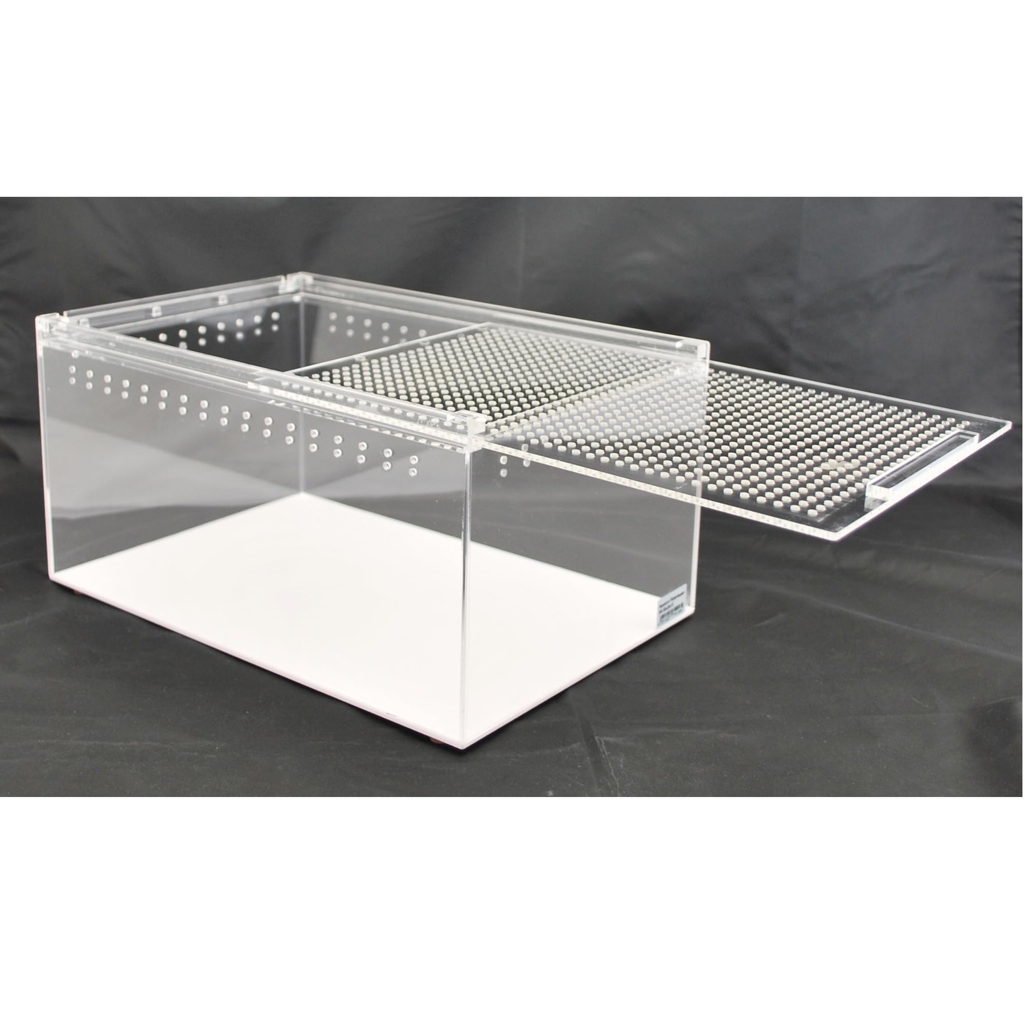 Acryl- Glas-Terrarium 30x20x15 cm für Futtertiere, Reptilien, Amphibien