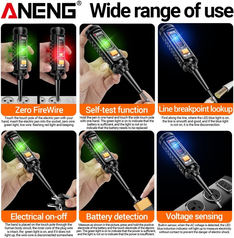 Image showing the SATMW B15 Induction Tester Pen and its packaging box.