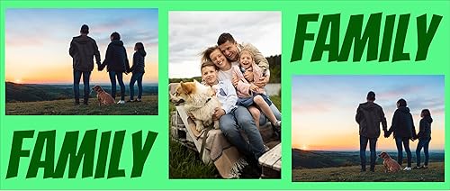 Taza de café personalizada con fotos, imágenes y texto (collage de 3), blanco, negro, COFMUGWH11