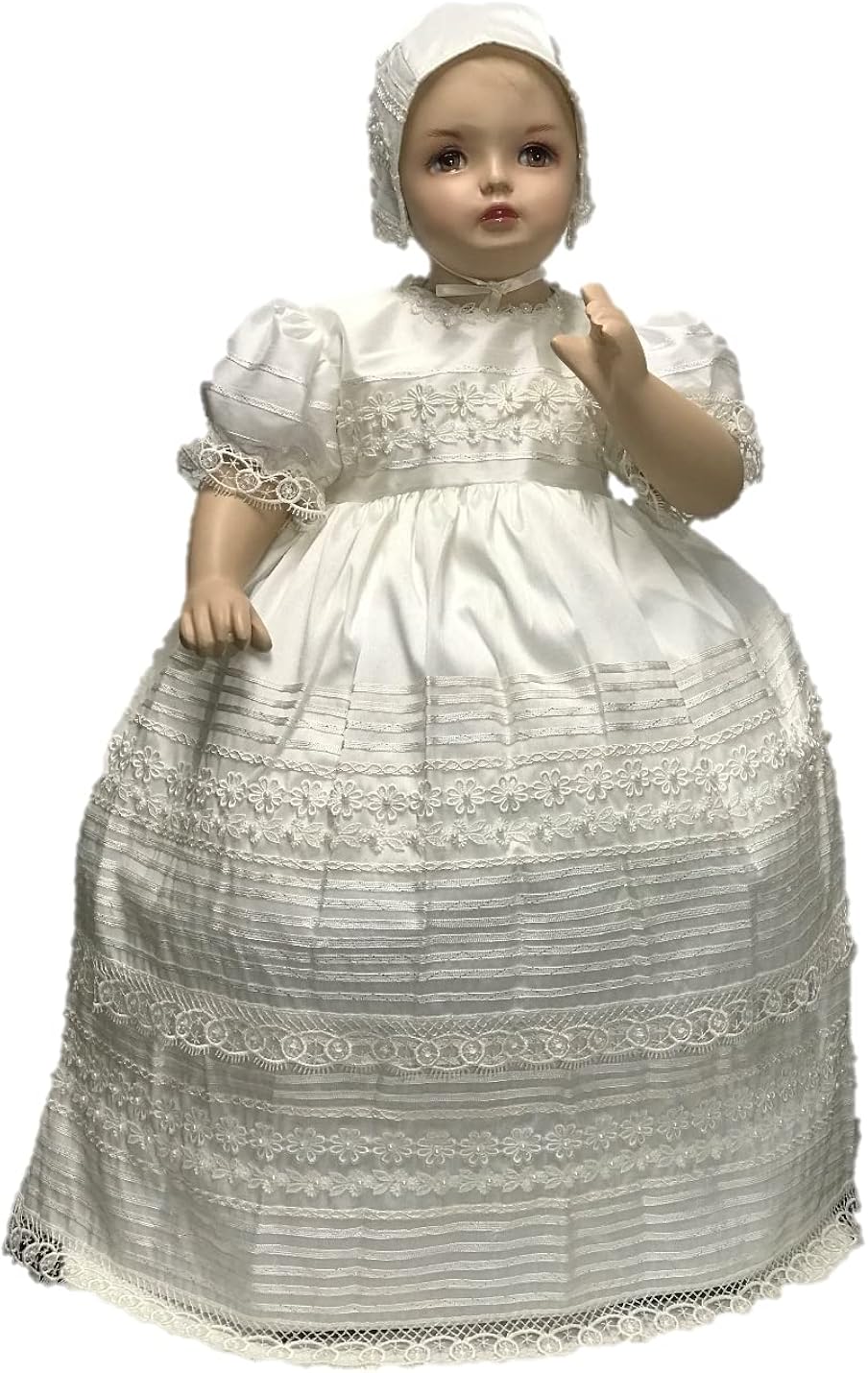 Creaciones Saray Girls Baptism Dress Toddler Beige Jamaica | Ubuy Creaciones Saray Girls Baptism Dress Toddler Beige Jamaica | Ubuy