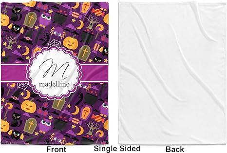 halloween baby blanket