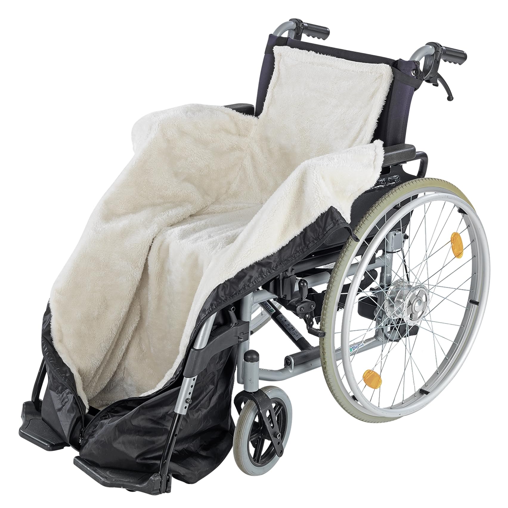 Borsa termica per sedie a rotelle, impermeabile e antivento, protezione contro il freddo, l'umidità e lo sporco, poliestere, lunghezza 130 cm
