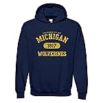 UGP Campus Apparel AH20 - Michigan Wolverines Athletic Arch Hoodie - X-Large - Navy