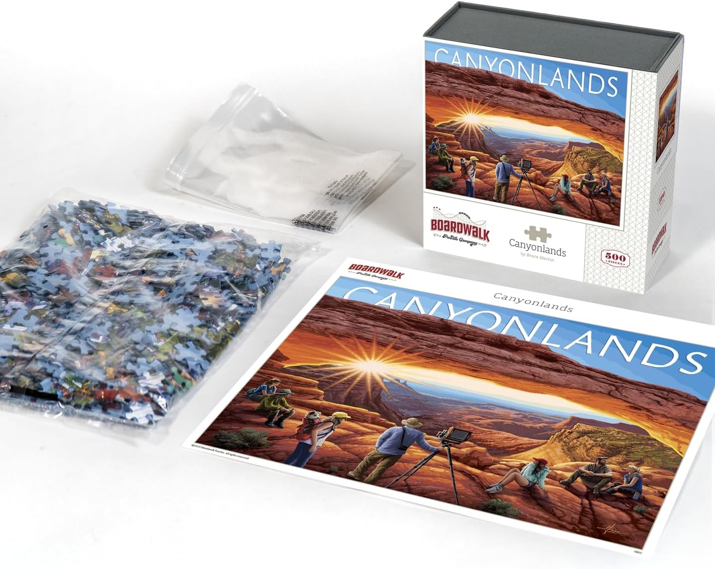 Boardwalk Puzzles Canyonlands National Park, 500 Piece Jigsaw Puzzle for Adults, Made in USA