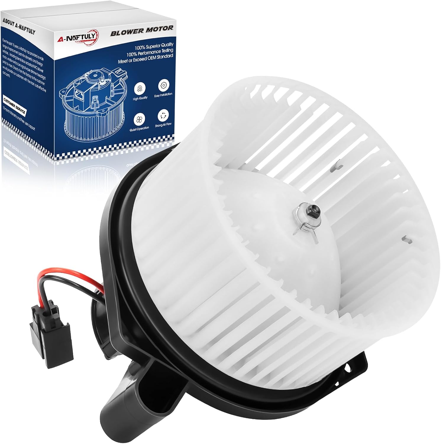 AC Blower Motor Fan Replacement Fits for 2004-2012 Chevy Colorado, 2003-2006 Chevy SSR, 2004-2012 GMC Canyon, Isuzu i-280 i-350 i-290 i-370 - HVAC Heater Blower Motor Fan, 700187, 89019178