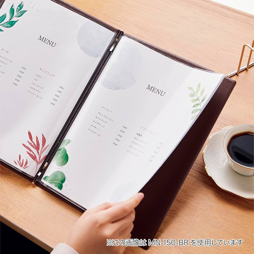 めんページ Amazon.co.jp: オープン工業 メニューファイル メニュー表