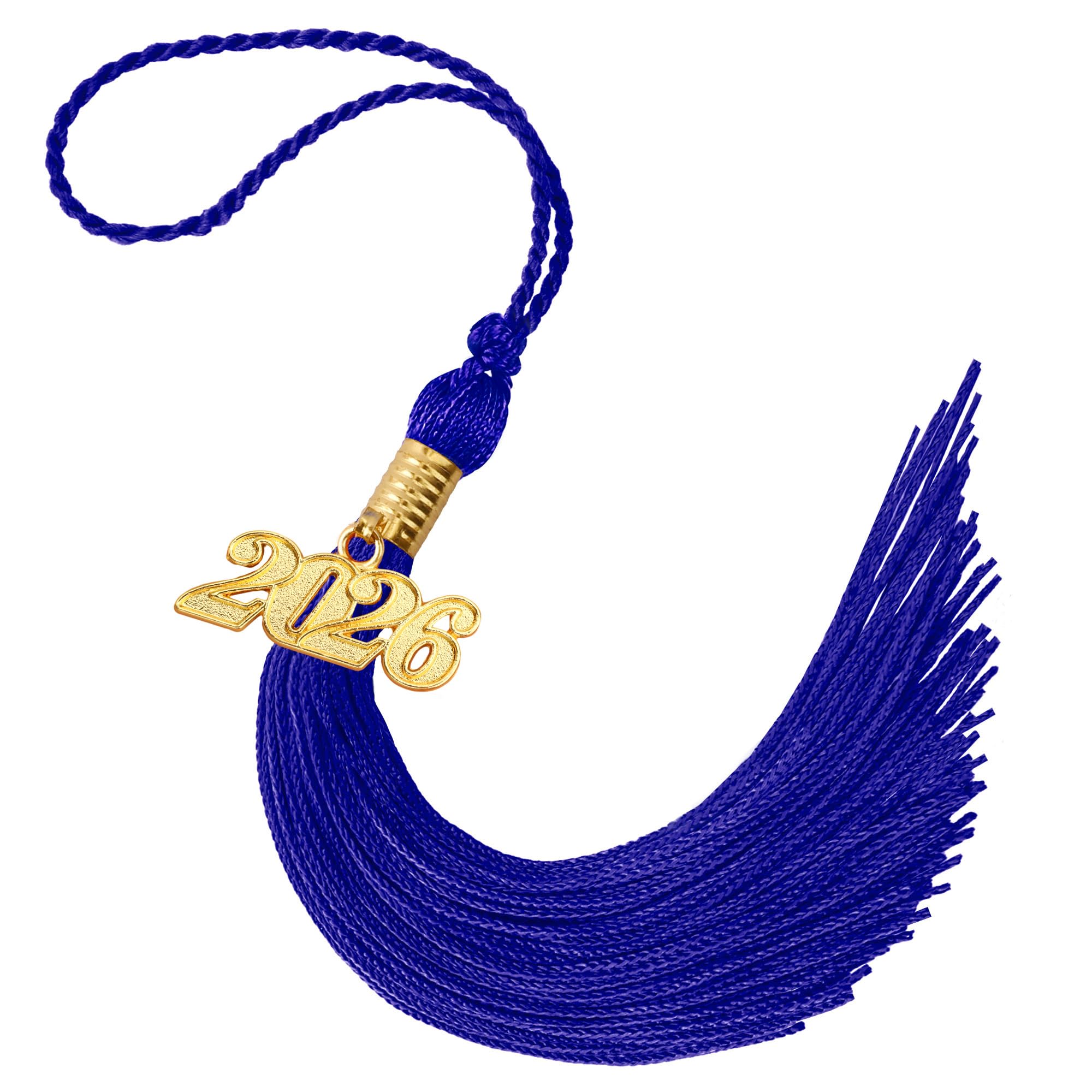 Photo 1 of 2026 Tassel Graduation, Royal Blue Graduation Tassel, 2026 Tassel Charms for Graduations Cap Decorations, Tassels Memorial Grad Cords for College High School Graduate Hat Ceremonies Accessories