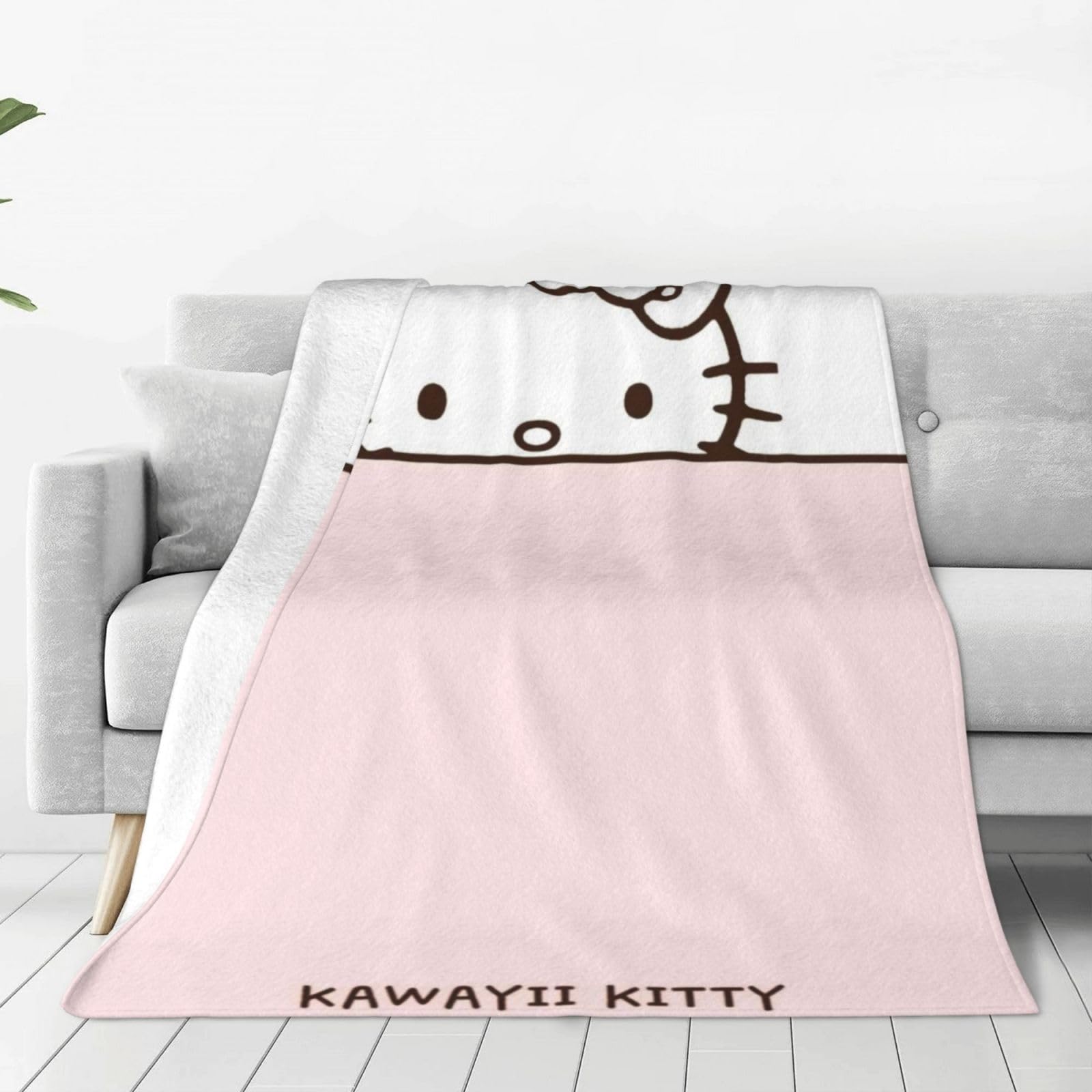 Amazon｜ハローキティ ブランケット 毛布 ひざ掛け フランネル