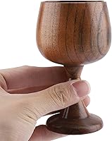 Vista 8 de Copa de vino tinto de madera, copa de vino de madera, copa de santo grial, copa de cáliz, copa de cáliz de madera maciza, copa de comunión