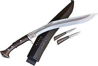 GK&CO. Kukri House. Genuine Kukri - Genuine tradition -18 Inch Cheetlange Wooden Handle Khukri Black Sheath Handmade in Nepal