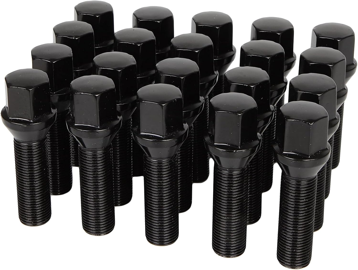 ECCPP 14x1.25 Wheel Lug Bolts, 20PCS 64mm Over tall/40mm Shank 60° Studs Set fit for 2014-2019 for BMW for 220i/2014-2016 for BMW for 228i/2015-2016 for BMW for 228i xDrive/2017-2020 for BMW for 230i
