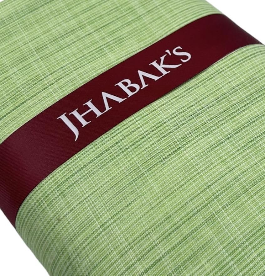 Image of JHABAK'S Unstitched Cotton Blend Solid Shirt & Trouser Fabric - 2.25 m Shirt Cloth - 1.20 m Pant Piece