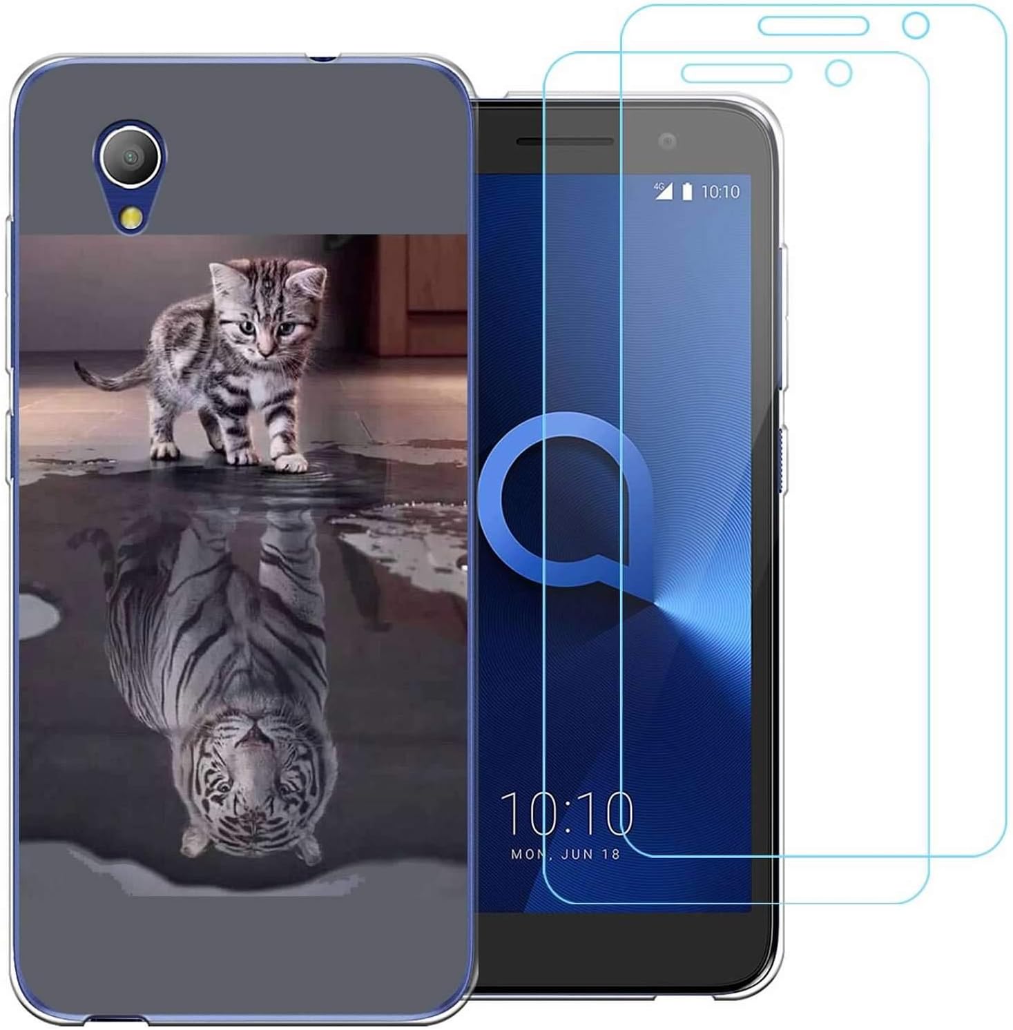 Vaxson 3-Pack TPU Pellicola Protettiva, compatibile con Alcatel One Touch Pop C5 5036D OneTouch, Screen Protector Film [ Non Vetro Temperato