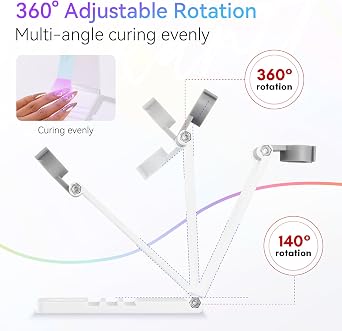 Makartt UV Nail Lamp Stand: Convenient for Nail Curing Gel-X Nail Tips
