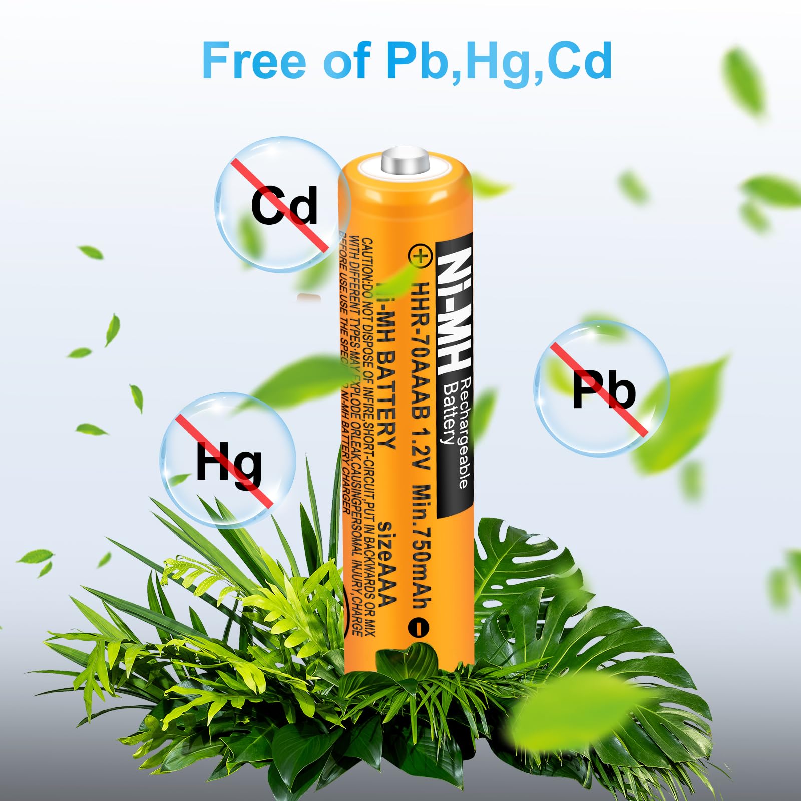 4 Pack NI-MH AAA Akku Wiederaufladbare Batterien 750mAh 1.2v HHR-70AAAB für Gigaset BT Panasonic Kabelloses Heimtelefon